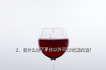 2、有什么除了茅臺(tái)以外可以收藏的酒？