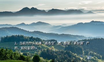 2、當(dāng)前為什么追捧“醬香型”酒，都是“茅臺(tái)鎮(zhèn)”產(chǎn)的，如何鑒別？