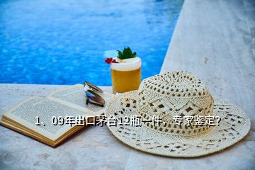 1、09年出口茅臺12瓶一件，專家鑒定？