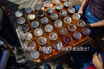 3、“合規(guī)矩、合程序”，茅臺該不該出院士？