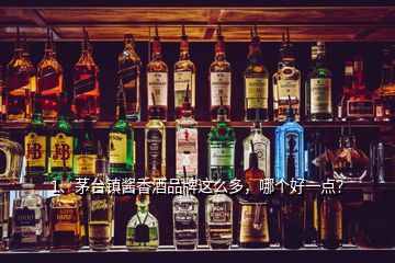 1、茅臺鎮(zhèn)醬香酒品牌這么多，哪個好一點？