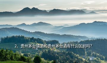 2、貴州茅臺鎮(zhèn)酒和貴州茅臺酒有什么區(qū)別嗎？