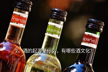 2、酒的起源是什么，有哪些酒文化？