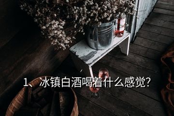 1、冰鎮(zhèn)白酒喝著什么感覺？