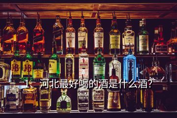 1、河北最好喝的酒是什么酒？