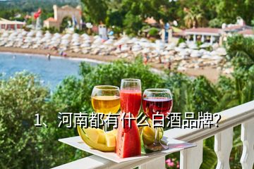 1、河南都有什么白酒品牌？