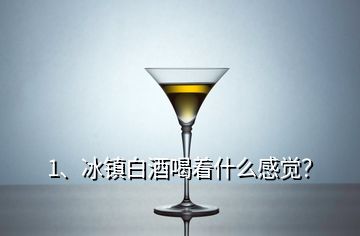 1、冰鎮(zhèn)白酒喝著什么感覺？