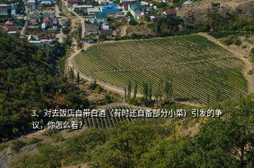 3、對(duì)去飯店自帶白酒（有時(shí)還自備部分小菜）引發(fā)的爭(zhēng)議，你怎么看？