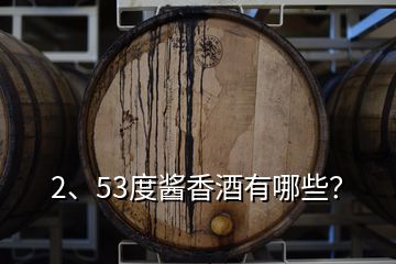 2、53度醬香酒有哪些？