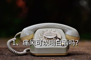 1、痛風(fēng)可以喝白酒嗎？
