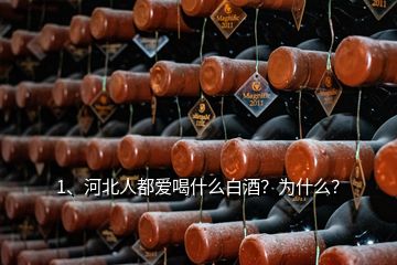1、河北人都愛喝什么白酒？為什么？