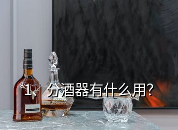 1、分酒器有什么用？