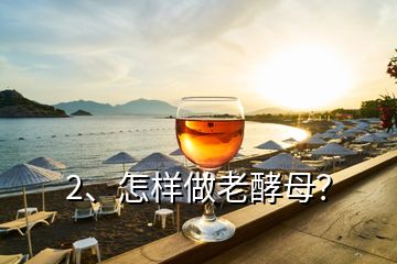 2、怎樣做老酵母？