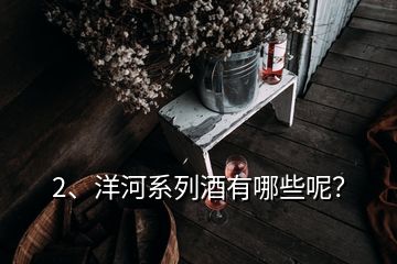 2、洋河系列酒有哪些呢？