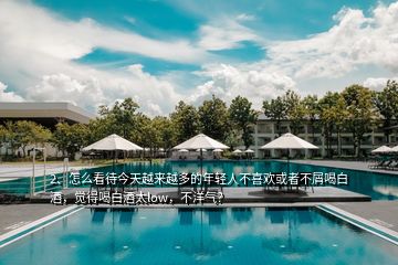 2、怎么看待今天越來越多的年輕人不喜歡或者不屑喝白酒，覺得喝白酒太low，不洋氣？