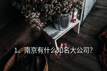 1、南京有什么知名大公司？