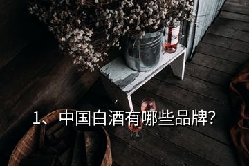 1、中國白酒有哪些品牌？