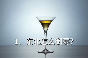 1、東北怎么御寒？