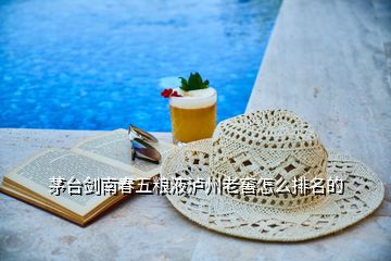茅臺(tái)劍南春五糧液瀘州老窖怎么排名的