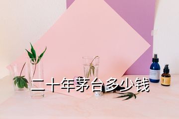 二十年茅臺多少錢