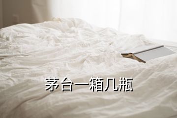茅臺(tái)一箱幾瓶
