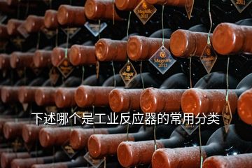 下述哪個是工業(yè)反應器的常用分類