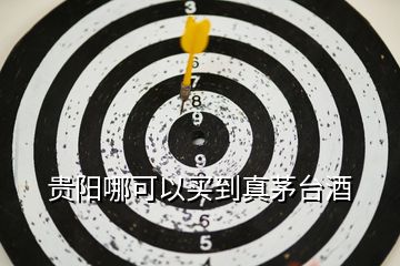 貴陽(yáng)哪可以買到真茅臺(tái)酒