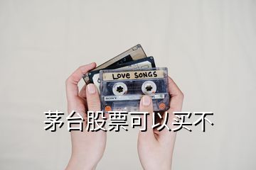 茅臺股票可以買不