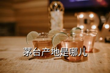 茅臺產(chǎn)地是哪兒