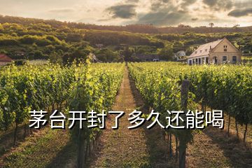 茅臺開封了多久還能喝