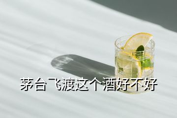 茅臺(tái)飛渡這個(gè)酒好不好