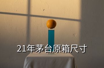 21年茅臺原箱尺寸