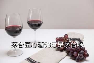 茅臺(tái)匠心酒53度是茅臺(tái)嗎