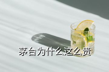 茅臺為什么這么貴