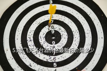 53度飛天茅臺酒價格最新報價是多少