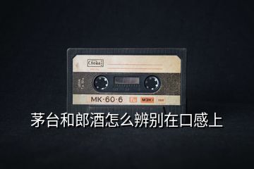 茅臺(tái)和郎酒怎么辨別在口感上