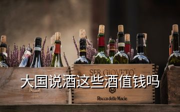 大國(guó)說酒這些酒值錢嗎