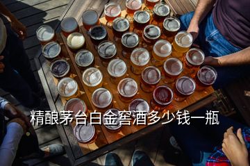 精釀茅臺(tái)白金窖酒多少錢(qián)一瓶