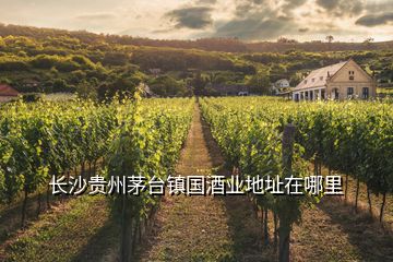 長沙貴州茅臺(tái)鎮(zhèn)國酒業(yè)地址在哪里