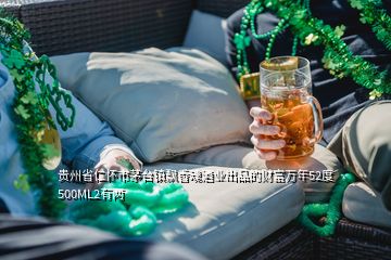 貴州省仁懷市茅臺(tái)鎮(zhèn)飄香魂酒業(yè)出品的財(cái)富萬(wàn)年52度500ML2有兩