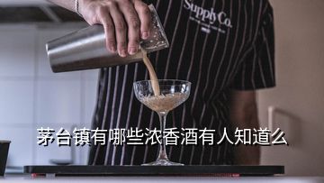 茅臺鎮(zhèn)有哪些濃香酒有人知道么