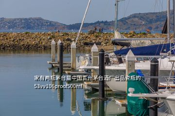 家有兩瓶茅臺(tái)是中國(guó)貴州茅臺(tái)酒廠出品瓷瓶的53vv106proof500ml