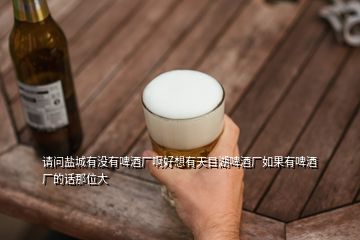 請(qǐng)問鹽城有沒有啤酒廠啊好想有天目湖啤酒廠如果有啤酒廠的話那位大