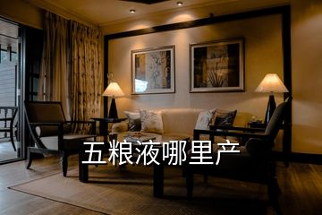五糧液哪里產