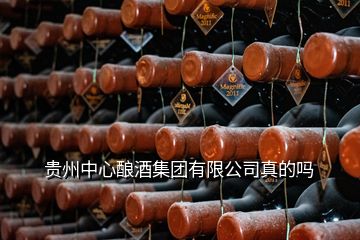 貴州中心釀酒集團有限公司真的嗎