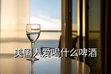 美國(guó)人愛(ài)喝什么啤酒