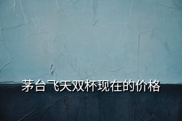茅臺飛天雙杯現(xiàn)在的價格