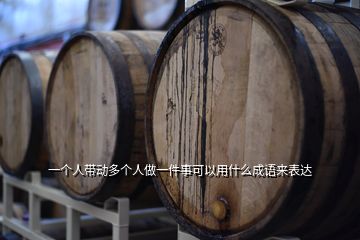 一個人帶動多個人做一件事可以用什么成語來表達(dá)