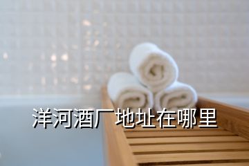 洋河酒廠地址在哪里