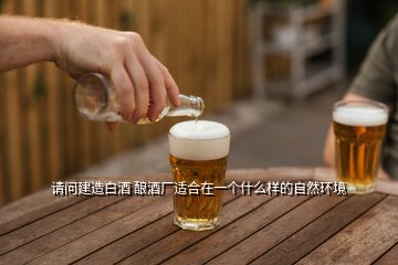 請問建造白酒 釀酒廠適合在一個(gè)什么樣的自然環(huán)境